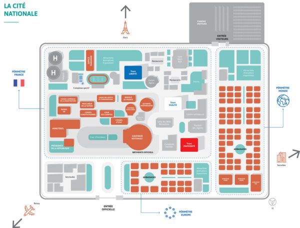 plan de la cité naitionale